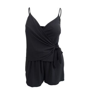 Contours by Coco Reef Women's Wrap-Tie One-Piece Swimsuit (16/40C Black)